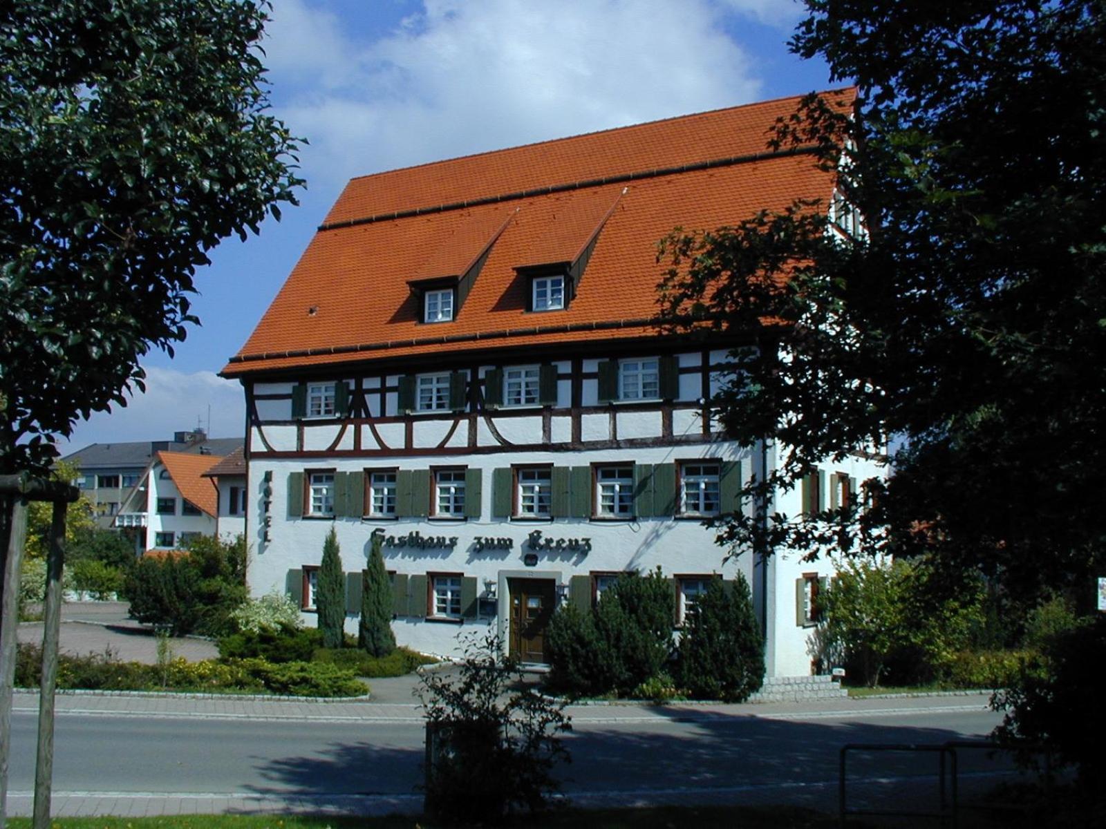 Gasthaus Hotel Zum Kreuz Stetten am Kalten Markt Dış mekan fotoğraf