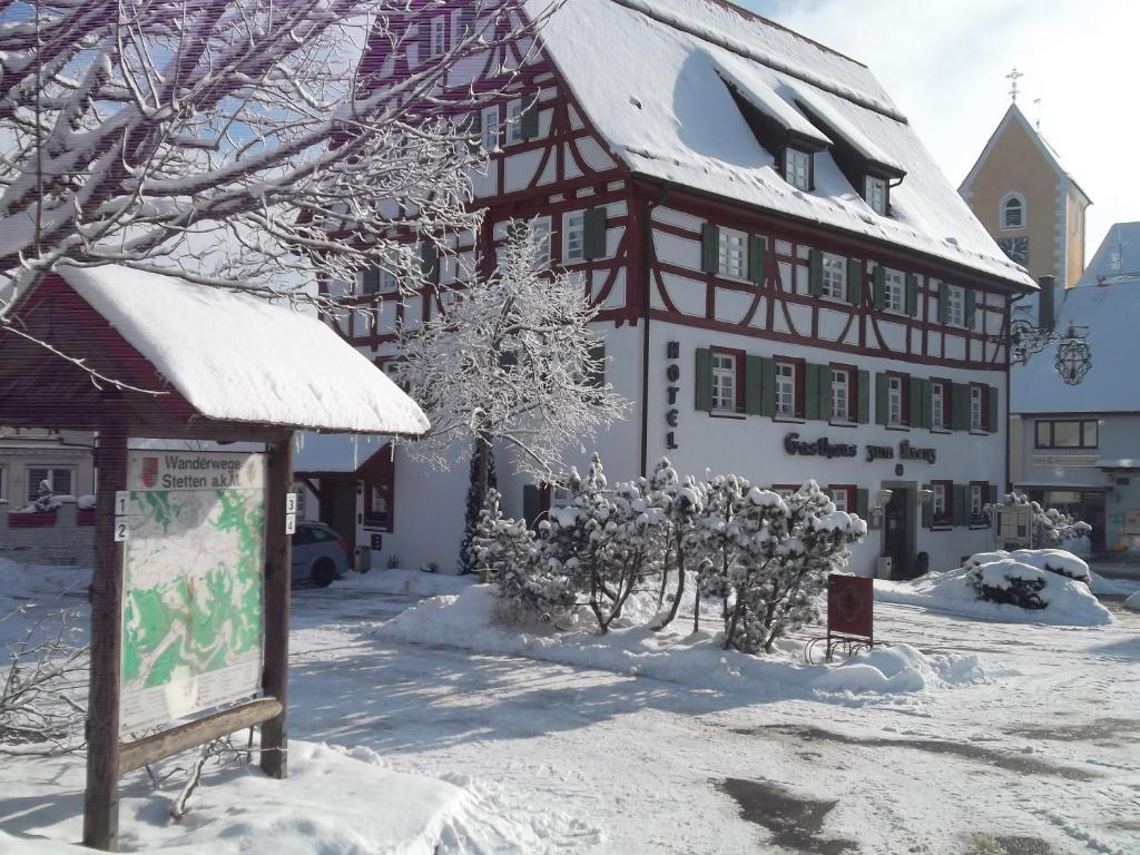 Gasthaus Hotel Zum Kreuz Stetten am Kalten Markt Dış mekan fotoğraf