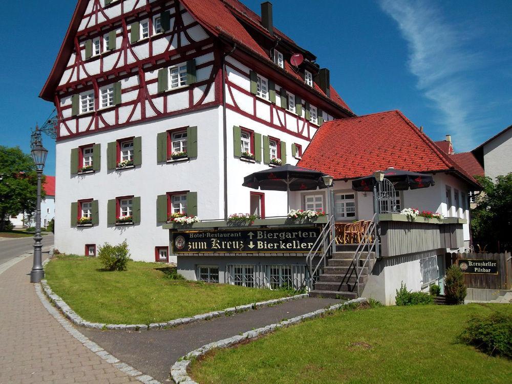 Gasthaus Hotel Zum Kreuz Stetten am Kalten Markt Dış mekan fotoğraf